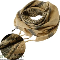 Brandit Original Bundeswehr Wintermütze -Bundeswehr Und Mehr Verkäufe branditscarfkhakiblack1000 4406 bw 4406 Bundeswehr Shemagh Bw Halstuch Scarf Kopftuch Schal