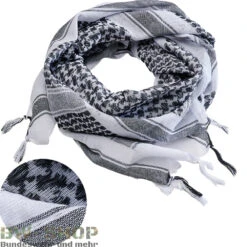 Brandit Original Bundeswehr Wintermütze -Bundeswehr Und Mehr Verkäufe branditscarfwhiteblack1000 4406 bw 4406 Bundeswehr Shemagh Bw Halstuch Scarf Kopftuch Schal