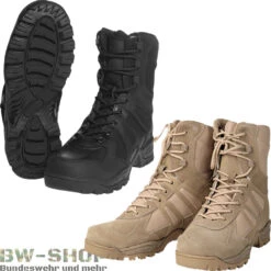 Mil-Tec Original Bundeswehr Marine Haix Bordschuhe Desert