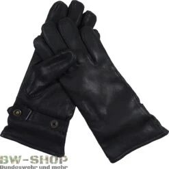 Bundeswehr Und Mehr Verkäufe -Bundeswehr Und Mehr Verkäufe lederhandschuheschwarz wz min 5289 Original Bundeswehr Lederhandschuhe Winter gefuettert