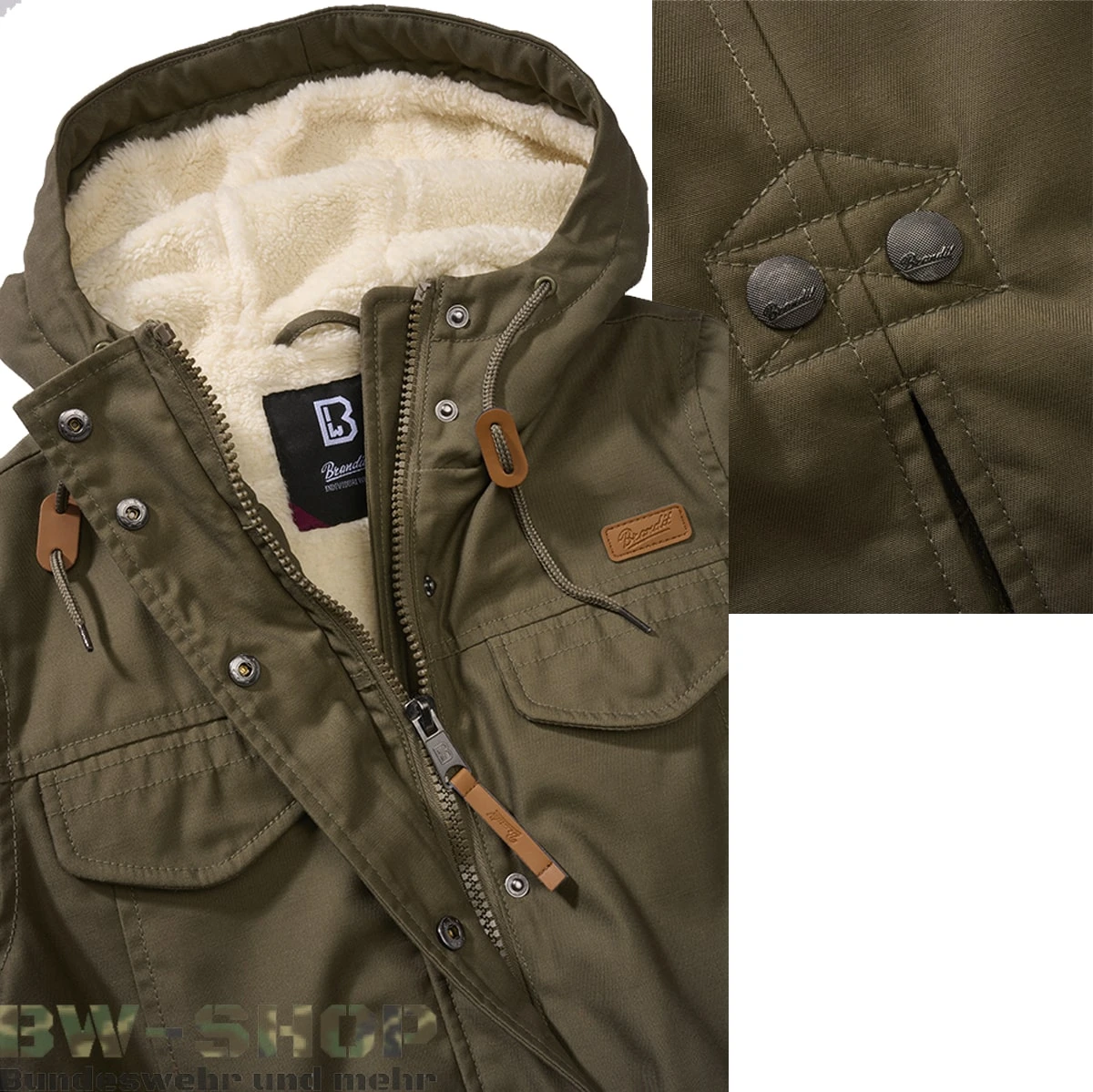 Brandit US M51 Parka Army Winterjacke 4 Brandit US M51 Parka Army Winterjacke – Bild 4
