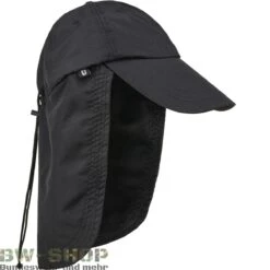 Brandit Militär Commando Barett 5 Brandit Militär Commando Barett -Bundeswehr Und Mehr Verkäufe sunscreencapschwarz wz min 5722 Brandit Sunscreen Cap mit Nackenschutz