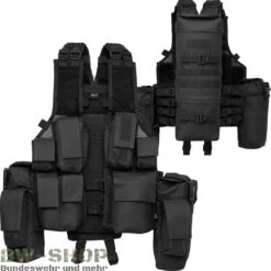 Brandit Jagdweste 13-Taschen 12 Brandit Jagdweste 13-Taschen -Bundeswehr Und Mehr Verkäufe tacticalwesteschwarz 5074 Brandit Tactical Weste bw 5074 Brandit Tactical Weste
