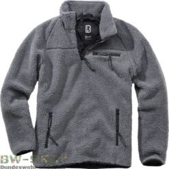 Brandit Windbreaker Mit Fleecefutter -Bundeswehr Und Mehr Verkäufe teddyfleecetroyeranthrazit 4890 Brandit Teddyfleece Troyer Winter Pullover mit Fleece Futter bw 4890 Brandit Teddyfleece Troyer Winter Pullover mit Fleece Futter