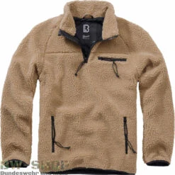 Brandit Windbreaker Mit Fleecefutter -Bundeswehr Und Mehr Verkäufe teddyfleecetroyercoyote 4890 Brandit Teddyfleece Troyer Winter Pullover mit Fleece Futter bw 4890 Brandit Teddyfleece Troyer Winter Pullover mit Fleece Futter