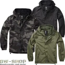 Brandit BWuM Tactical Windbreaker Zipper Fleece + Patch & Flagg...